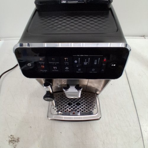 PHILIPS 3300 SERIES FULLY AUTOMATIC ESPRESSO MACHINE WITH BUILT-IN GRINDER & MILK FROTHER - BLACK CHROME (MODEL: EP3326/90) image 2
