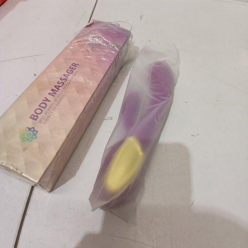 TIANYI WATERPROOF VIBRATING BODY MASSAGER WITH HEATING, 6" - PURPLE image 3