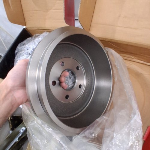 6PC A-PREMIUM REAR BRAKE DRUMS AND CERAMIC BRAKE SHOES FOR FORD TRANSIT CONNECT (2010-2013) - GREY image 4