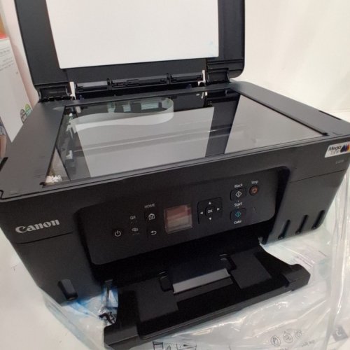 CANON PIXMA WIRELESS ALL-IN-ONE MEGA TANK COLOUR PHOTO PRINTER WITH SCANNER & COPIER - BLACK (MODEL: G3270 K10555) image 3