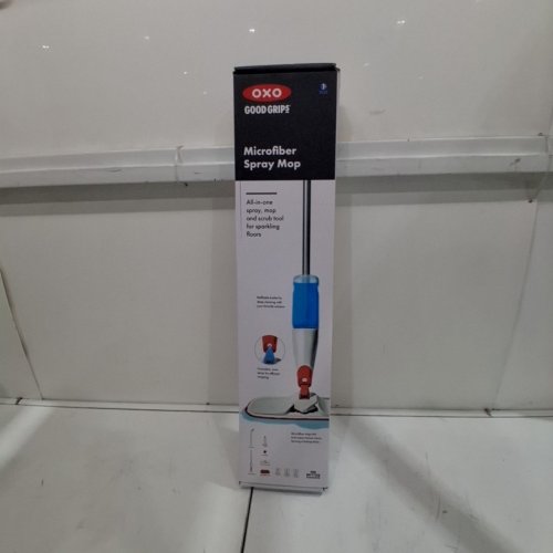 OXO GOOD GRIPS SPRAY MOP WITH SLIDE OUT SCRUBBER - ORANGE image 4