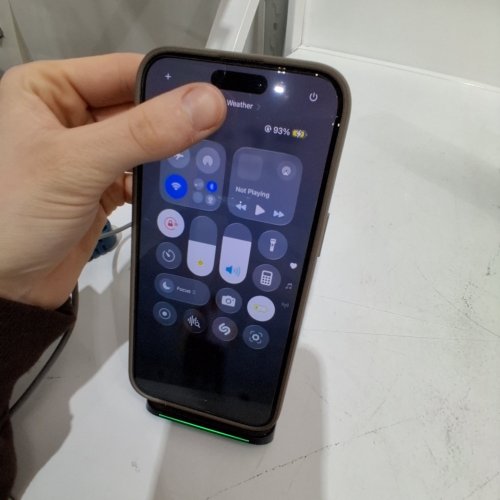 PICTEK FAST WIRELESS CHARGER STAND COMPATIBLE WITH APPLE - 7.5W / 10W / 15W - BLACK (MODEL: PA082B) image 2