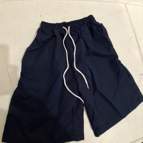 KNEE LENGTH SHORTS WITH DRAW STRING - SMALL - NAVY BLUE image 3