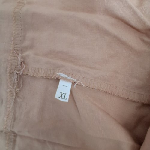 WOMEN'S HIGH-WAISTED PLEATED TROUSERS - EXTRA LARGE - TAN image 3