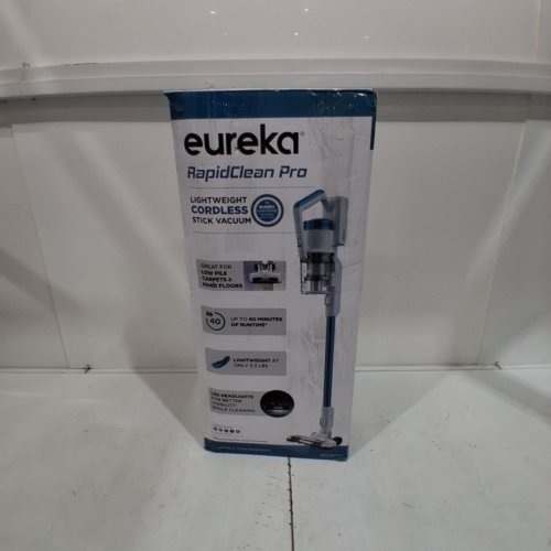 EUREKA 2-IN-1 RAPIDCLEAN PRO LIGHTWEIGHT CORDLESS STICK VACUUM - WHITE/BLUE (MODEL: NEC180C) image 4