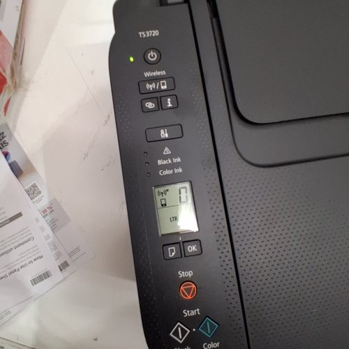CANON PIXMA TS3720 WIRELESS ALL-IN-ONE COLOUR PRINTER - BLACK (MODEL: K10617) image 2