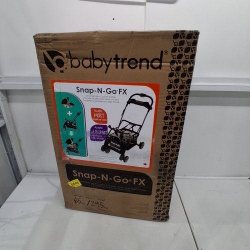 BABY TREND SNAP-N-GO FX UNIVERSAL INFANT CARSEAT CARRIER - 36.5" X 21.5" X 42" - BLACK (MODEL: SG40100) image 3