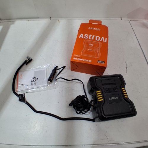 ASTROAI PORTABLE AIR COMPRESSOR - 12 V, 150 PSI, 17 L/MIN - BLACK (MODEL: JY21P160-12) image 3