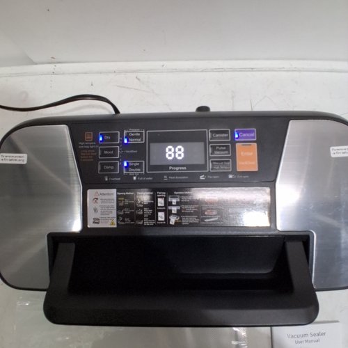 MKROT 95KPA VACUUM SEALER MACHINE, COMMERCIAL FULL AUTOMATIC FOOD SEALER - BLACK/SILVER (MODEL:SV618) image 2