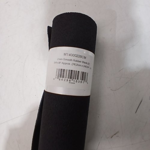MULTIPURPOSE RUBBER SHEET - 30" X 95", 2MM THICK - BLACK image 2