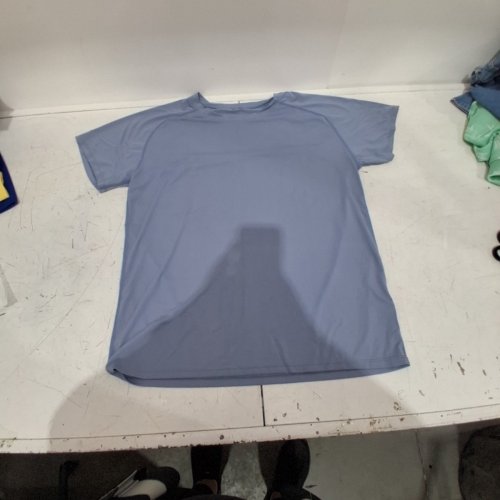 WOMENS DRY-FIT SHORT SLEEVE T-SHIRT - LARGE - BLUE image 2