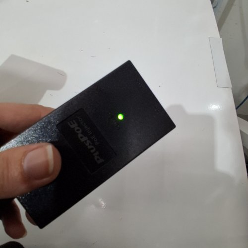 PLUSPOE GIGABIT INJECTOR ADAPTER - 30W - BLACK image 2
