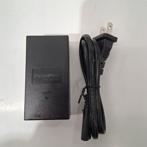 PLUSPOE GIGABIT INJECTOR ADAPTER - 30W - BLACK image 4