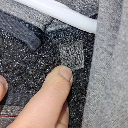 MEN'S LEVI'S BIG & TALL WASHED COTTON HOODED MILITARY JACKET - EXTRA LARGE TALL - NAVY BLUE (MODEL: LM8TC364) image 3