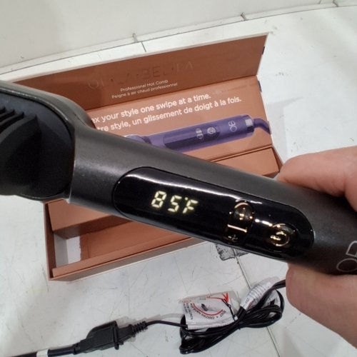 OLLA BELLA PROFESSIONAL HOT COMB - AC100-240 V 50/60HZ 30W - BLACK (MODEL: OB-HCB-BK) image 2