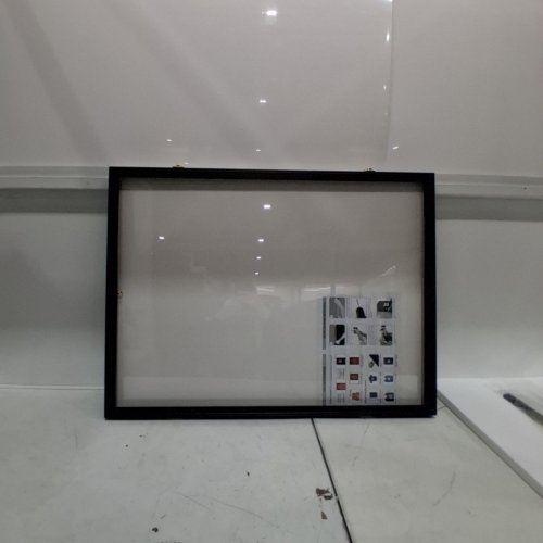 IHEIPYE JERSEY DISPLAY FRAME CASE - 31.2" X 23.2" - BLACK FRAME/WHITE BACKGROUND image 2