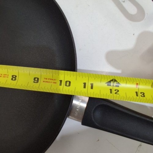 2PC SCANPAN CLASSIC INDUCTION NONSTICK FRY PAN SET - 10.5"/ 8" - BLACK image 4