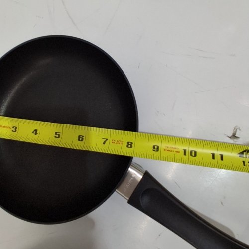 2PC SCANPAN CLASSIC INDUCTION NONSTICK FRY PAN SET - 10.5"/ 8" - BLACK image 5