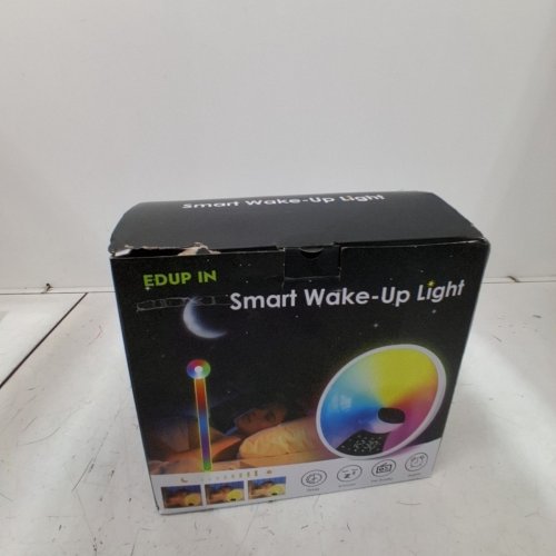 EDUP IN SUNRISE ALARM CLOCK WITH APP/VOICE CONTROL - WHITE - (MODEL:A90) image 4