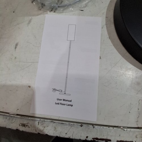 DIMMABLE LED FLOOR LAMP WITH FOOT SWITCH & REMOTE - 9W - BLACK - (MODEL: UUJ-FL) image 5