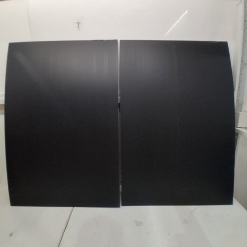 2PK CORRUGATED PLASTIC SHEETS - 24" X 36", 4 MM THICK - BLACK image 2