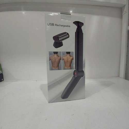 ROWCES USB RECHARGEABLE BACK HAIR & BODY GROOMER - BLACK image 3