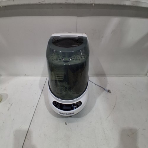 BABY BREZZA BOTTLE WASHER PRO ALL-IN-ONE STERILIZER & DRYER - HOLDS 4 BOTTLES - GREY/WHITE (MODEL: BRZ0103) image 5