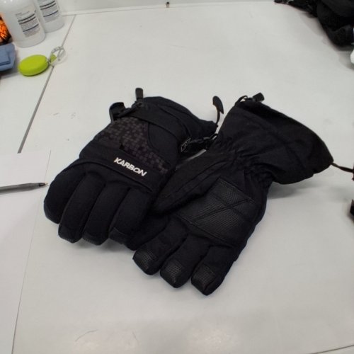 BLACK KARBON GLOVES YOUTH- MEDIUM - (STYLE: 1896068) image 3
