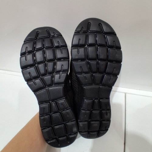 MENS ATHELTIC WORKS REACTIVE MEMORY FOAM SNEAKERS - SIZE 10 WIDE - BLACK (MODEL: 16REACTIVEY21) image 4