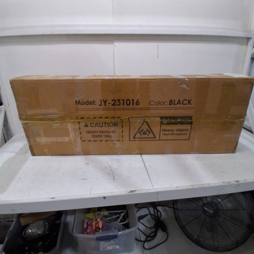 WOODEN SHOE CABINET WITH 3 FLIP DRAWERS - 31" X 9" X 46" - BLACK - (MODEL: JY-231016) image 8