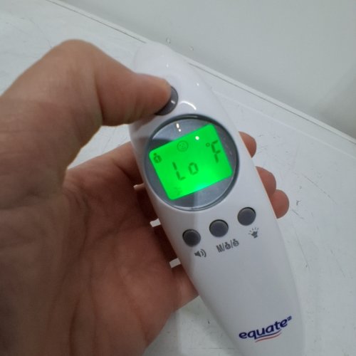 EQUATE INFRARED THERMOMETER - WHITE image 2