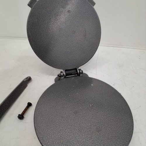 ALPHA LIVING CAST IRON TORTILLA PRESS - 8" - BLACK (MODEL: 50520A) image 3