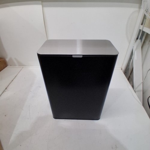GTOOBOSE STAINLESS STEEL SLIM KITCHEN COMPOST BIN - 10L - BLACK/SILVER (MODEL: 1128B) image 3