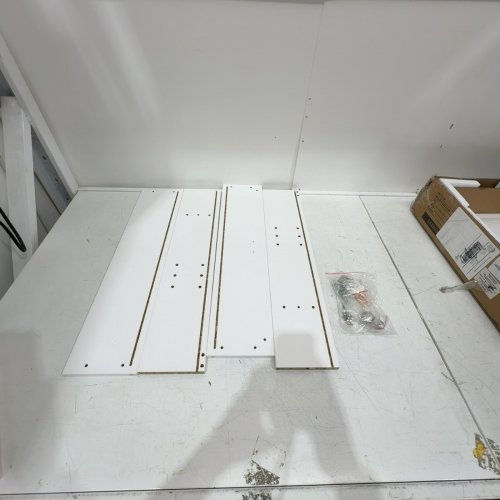 VASAGLE WALL CABINET WITH MIRROR - 22" X 23" X 5" - WHITE - (MODEL: LHC012W01) image 3