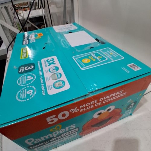 174PK PAMPERS BABY DRY ULTRA DIAPERS - SIZE 3 (16-28LBS) - ELMO image 2