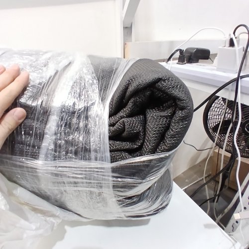 RUG PAD NON-SLIP CARPET AREA PAD RUG MAT PADDING WITH DUAL SURFACE FELT CUSHION & RUBBER GRIPPER - 10FT X 14FT - GREY (MODEL: FRTRPTPRSKU1) image 4