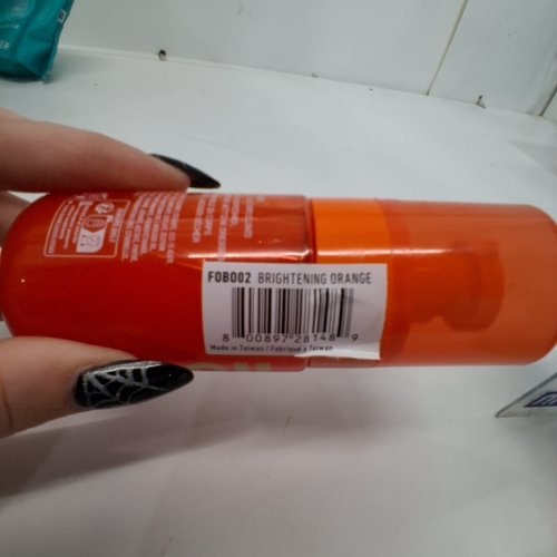 NYX FAT OIL GLITTER BODY OIL - 2.36 FL OZ / 70 ML - ORANGE (STYLE: JUICY BOO) image 2