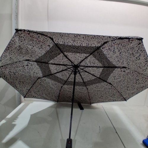 SHEDRAIN WINDPRO MINI COMPACT UMBRELLA - 38" - ABSTRACT BLACK / WHITE image 3