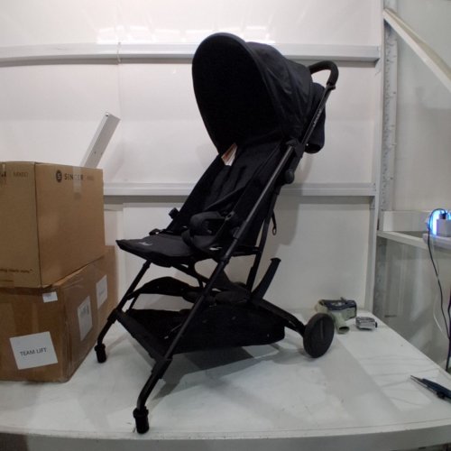PYLE JOVIAL LIGHTWEIGHT FOLDING BABY STROLLER - BLACK (MODEL: CA-JPC20BK) image 2