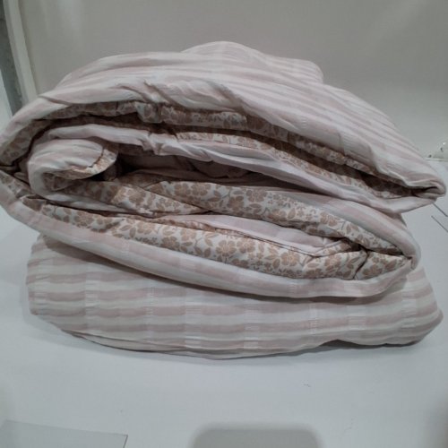 3 PC BLOOMHAVEN ALL SEASON REVERSIBLE COMFORTER SET WITH PILLOW SHAMS - FULL- FLORAL/PINK image 4