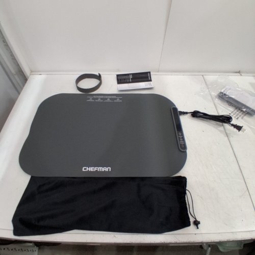 CHEFMAN ROLL N' GO ELECTRIC WARMING SILICONE MAT - 24" X 16" - GREY (MODEL: RJ22-S-GREY-CA) image 3