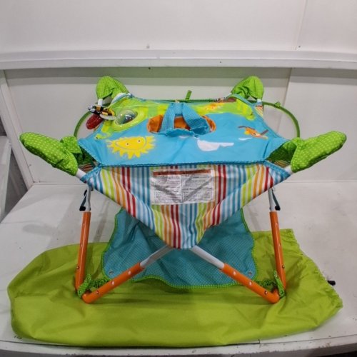 BRIGHT STARTS BY INGENUITY INFANT SUMMER POP N JUMP WITH CANOPY - 6 - 12 MONTHS - MULTICOLOR (MODEL: 17247-ES) image 4