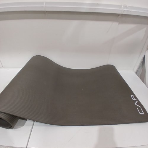 CAP BARBELL HIGH DENSITY EXERCISE YOGA MAT - 68" X 24"- GREY (MODEL: MTIS-6523-12GY) image 4