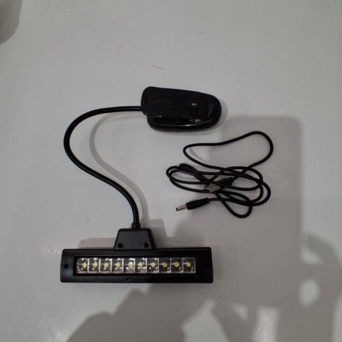 LED CLIP TABLE LAMP - 110V/220V - BLACK (MODEL: 908) image 3
