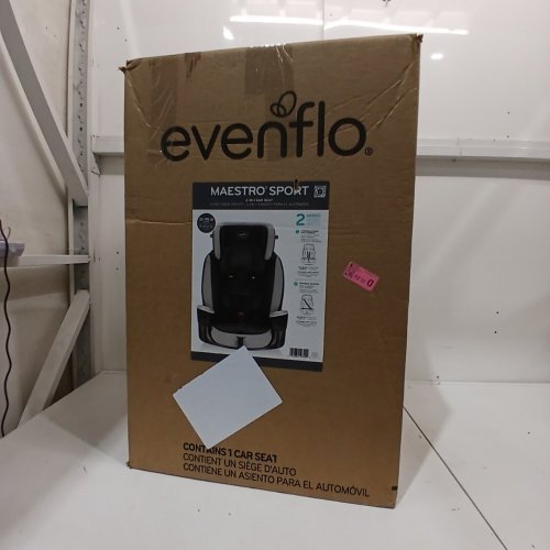 2-IN-1 EVENFLO MAESTRO SPORT BOOSTER CAR SEAT - 22LBS TO 110LBS MAX - GRANITE (MODEL: 34912203C) image 6