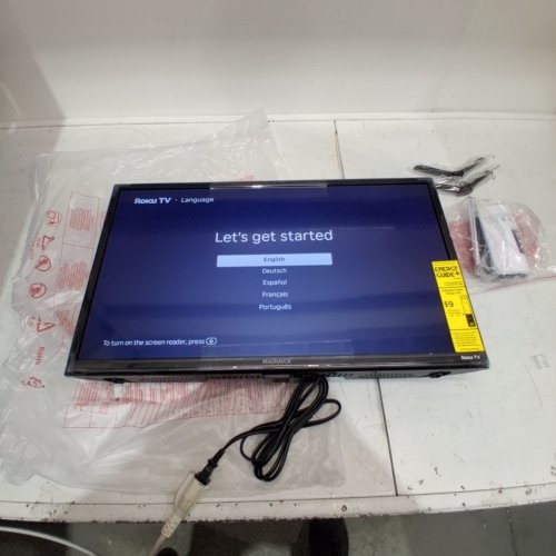 MAGNAVOX ROKU TV 720P SMART TELEVISION - 24" - BLACK (MODEL: MRT2405) image 2