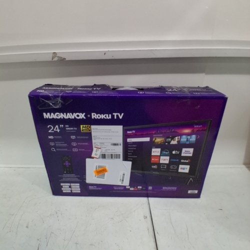 MAGNAVOX ROKU TV 720P SMART TELEVISION - 24" - BLACK (MODEL: MRT2405) image 5