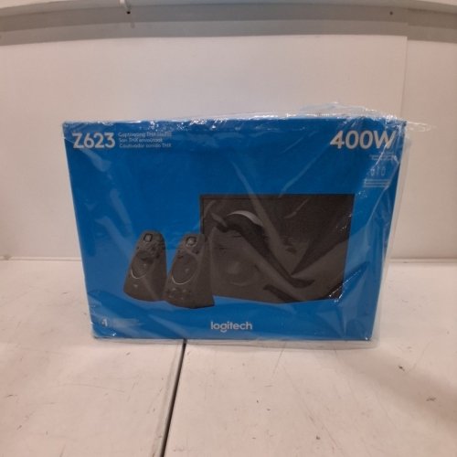LOGITECH Z623 2.1 CHANNEL COMPUTER SPEAKER SYSTEM WITH SUBWOOFER & THX SOUND - BLACK (MODEL: 980-000402, S-00095) image 4