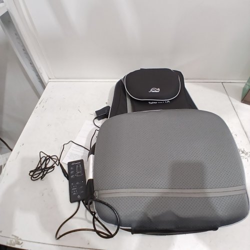 SNAILAX CHAIR BACK MASSAGER WITH HEAT SHIATSU MASSAGE AND VIBRATION - BLACK (MODEL: SL-228) image 3
