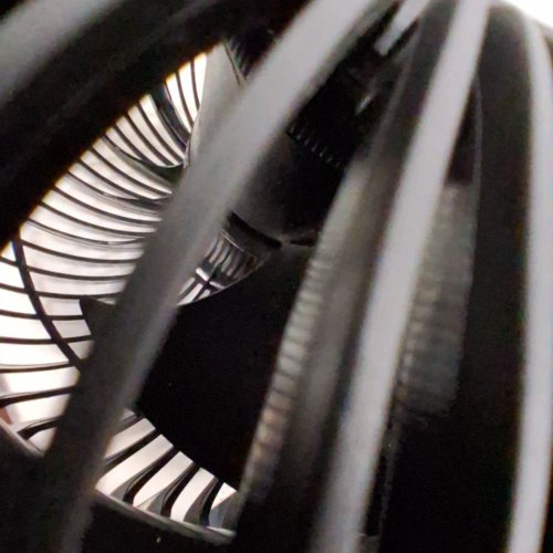 DREO 120° OSCILLATING STANDING FAN WITH 9 SPEEDS AND 4 MODES - 37 - 42" - 117SQ.FT COVERAGE - GREY/BRONZE (MODEL: DR-HPF012 GREY) image 6